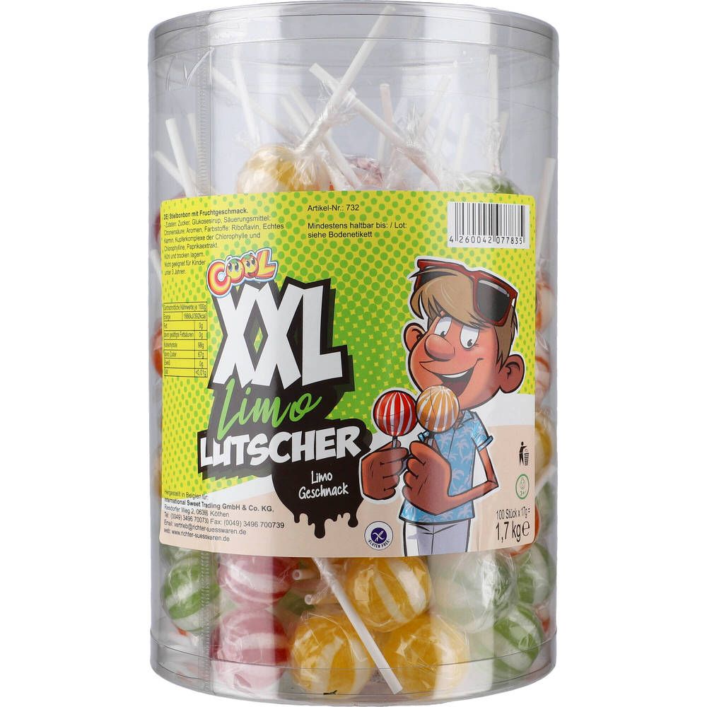 Cool XXL Soda Lollipop 1,7 Kg| Säästä jopa 20% | Nopea toimitus -