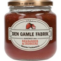 Den Gamle Fabrik Marmeladilla mansikat / raparperi 600 g