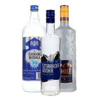 Vodka paketti - 3 pulloa